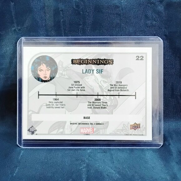 5/$20 Mint 2023 UD Lady Siff Marvel Beginnings Vol. 2 Series 2 Card 22!! - Picture 2 of 2